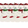 Personalized 7 Snowmen On A Tobbogan Ornament -Ornaments Shop 969 7 69086.1636386147