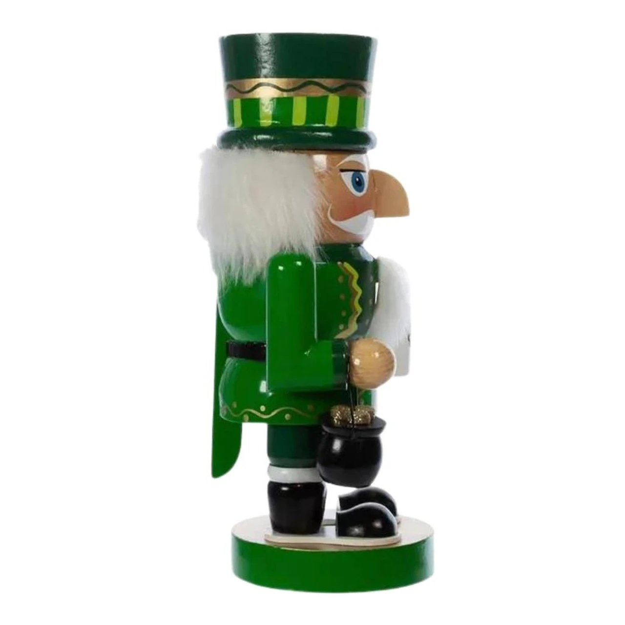 Kurt Adler Wooden Irish Nutcracker 6 Kurt Adler Wooden Irish Nutcracker - Image 4