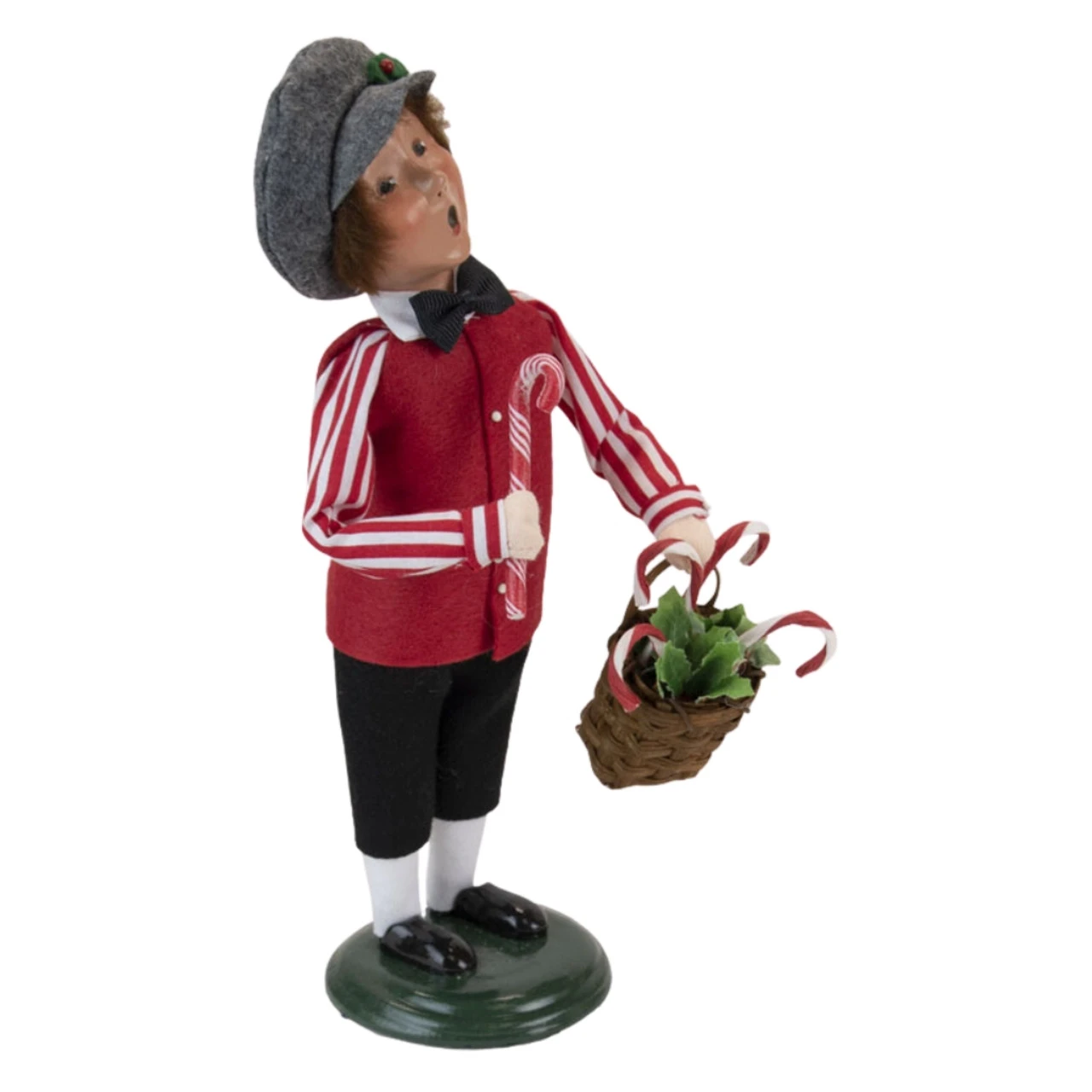 Byers Choice - Candy Cane Boy Caroler 4 Byers Choice - Candy Cane Boy Caroler - Image 2