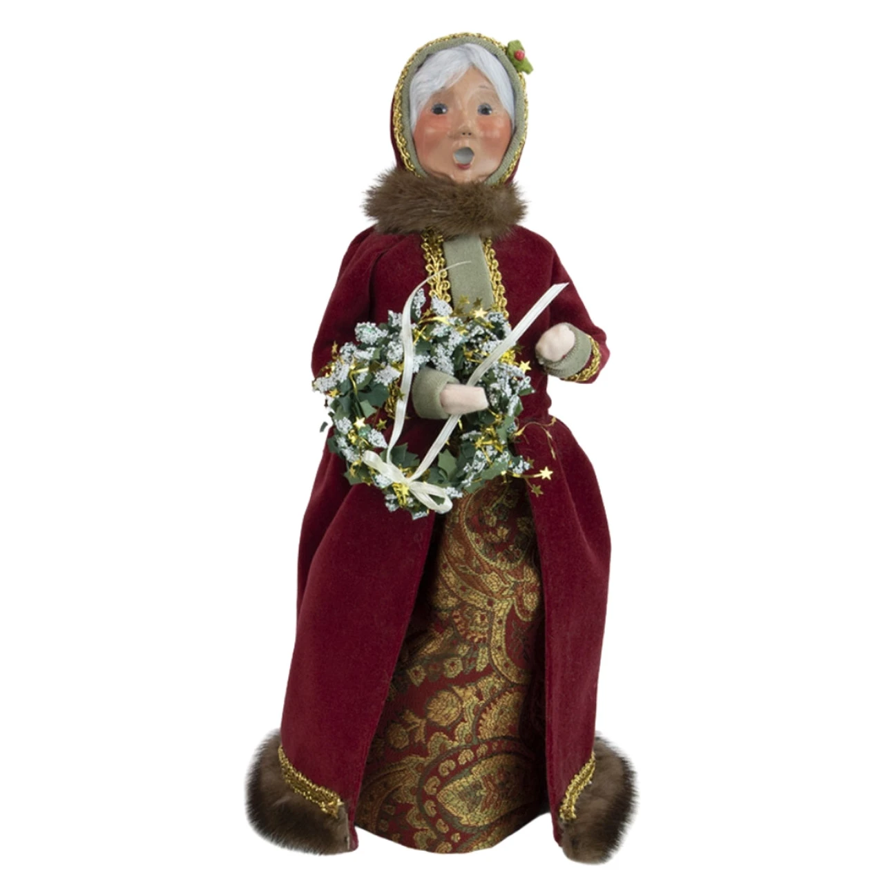 Byers' Choice Dashing Mrs Claus Caroler 3 Byers' Choice Dashing Mrs Claus Caroler