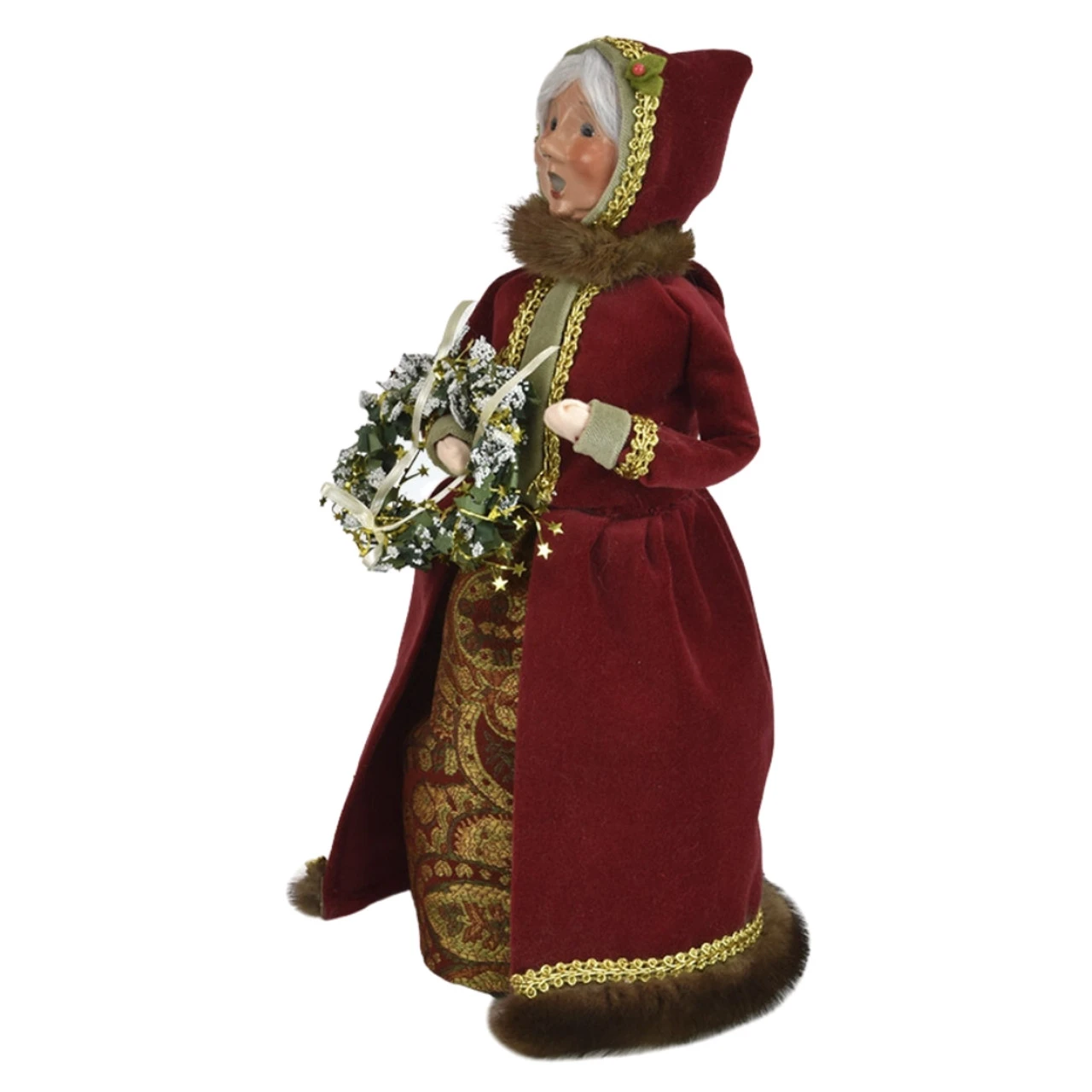 Byers' Choice Dashing Mrs Claus Caroler 6 Byers' Choice Dashing Mrs Claus Caroler - Image 4