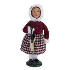 Byers' Choice Family With Skates Girl Caroler
