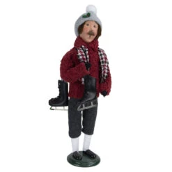 Ornaments Shop 12 Byers' Choice Family With Skates Man Caroler