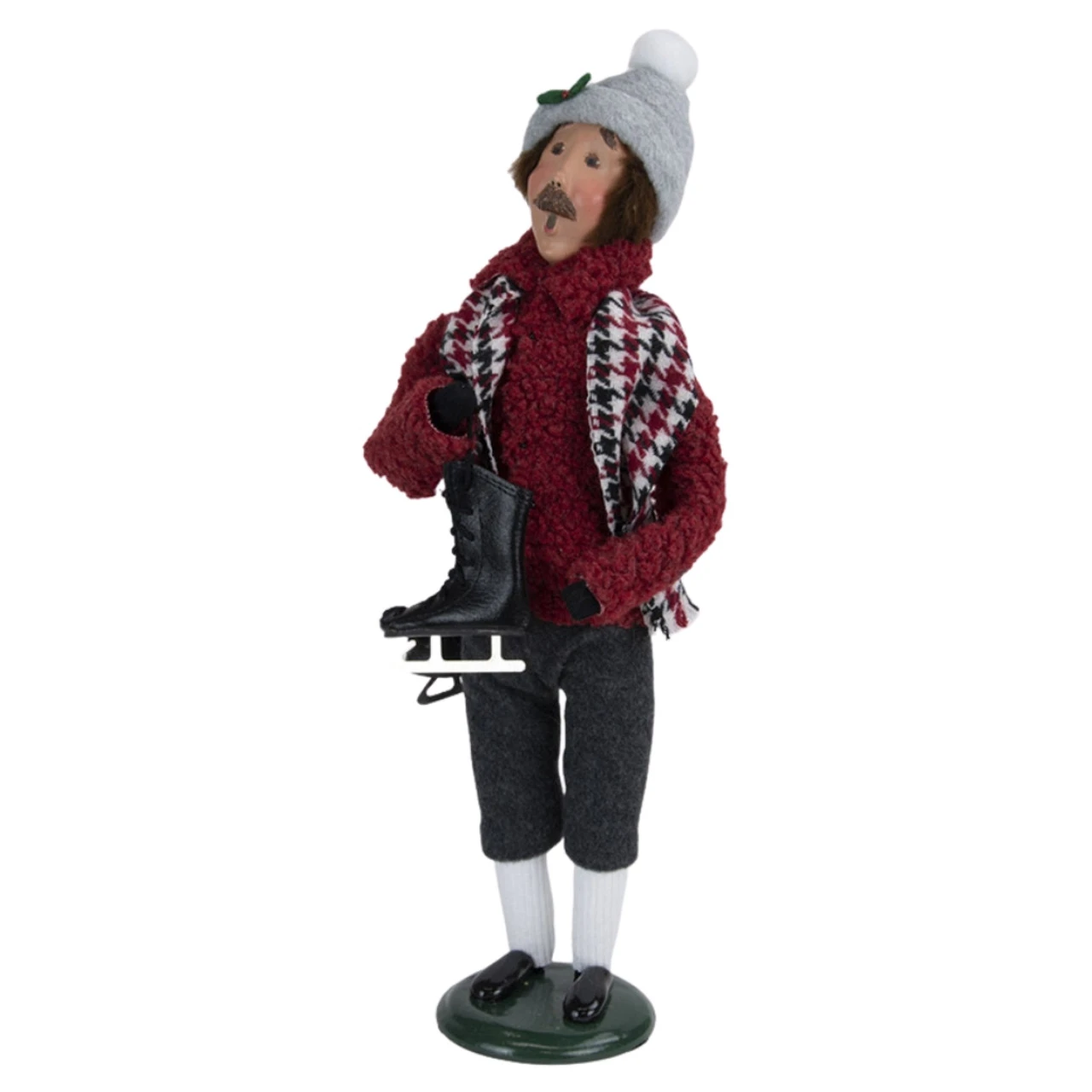 Byers' Choice Family With Skates Man Caroler 5 Byers' Choice Family With Skates Man Caroler - Image 3