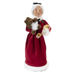 Byers' Choice Red Velvet Mrs. Claus Caroler