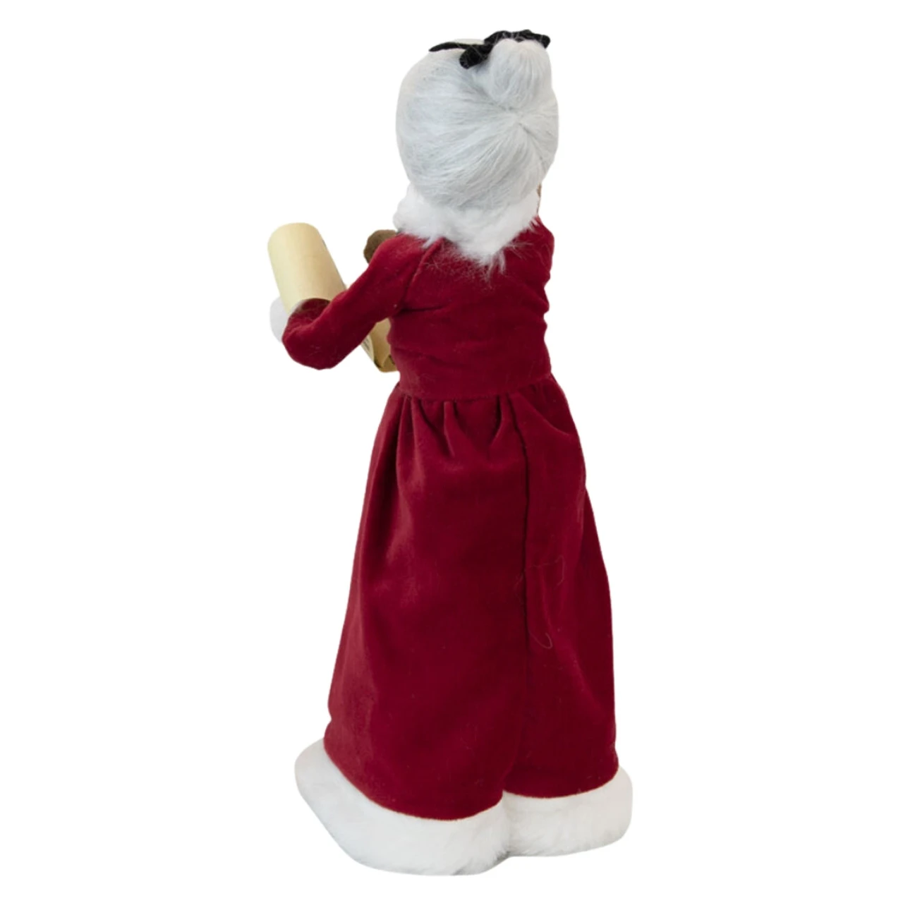 Byers' Choice Red Velvet Mrs. Claus Caroler 5 Byers' Choice Red Velvet Mrs. Claus Caroler - Image 3