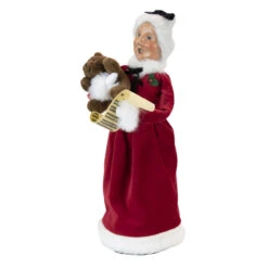 Byers' Choice Red Velvet Mrs. Claus Caroler 10 Byers' Choice Red Velvet Mrs. Claus Caroler -Ornaments Shop Byers Choice Red Velvet Mrs. Claus Caroler left 1 47010.1685025704