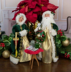 Byers' Choice - Regal Mrs. Claus Caroler -Ornaments Shop Byers Choice Regal Mrs Claus and Santa 2022 3225 3225W 60371.1648486555