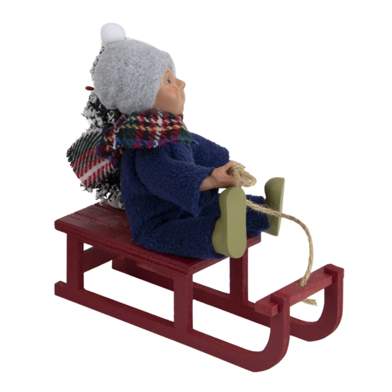 Byers' Choice Toddler Boy On Sled 4 Byers' Choice Toddler Boy On Sled - Image 2