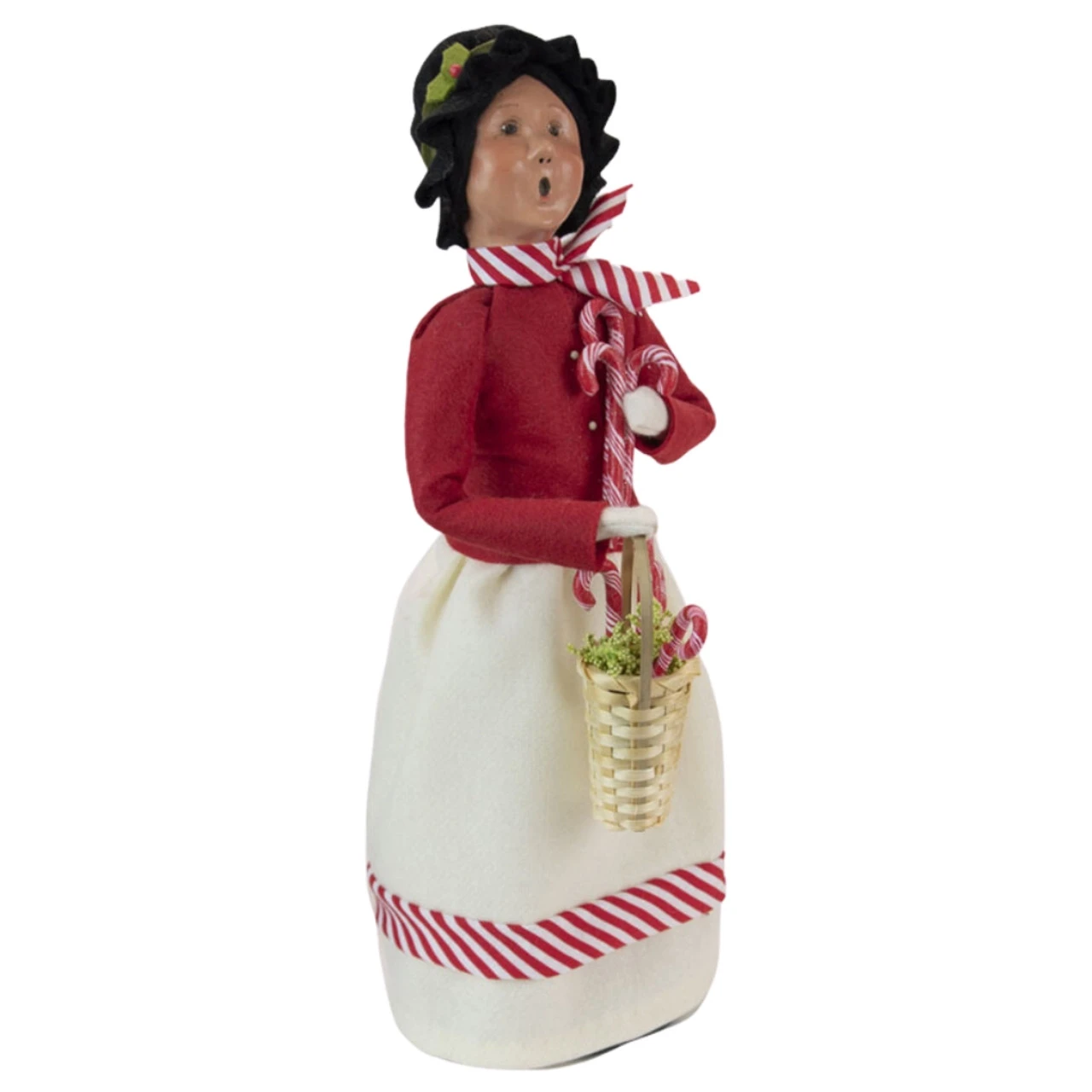 Byers' Choice Woman With Candy Canes Caroler 4 Byers' Choice Woman With Candy Canes Caroler - Image 2
