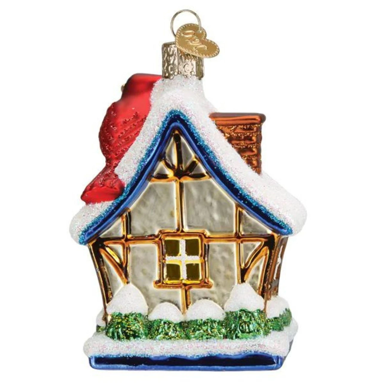 Cardinal Birdhouse Ornament 5 Cardinal Birdhouse Ornament - Image 3