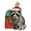 Christmas Racoon With Presents Bandit Blown Glass Ornament 1 Christmas Racoon With Presents Bandit Blown Glass Ornament -Ornaments Shop Christmas Bandit Ornament 50753.1679942260