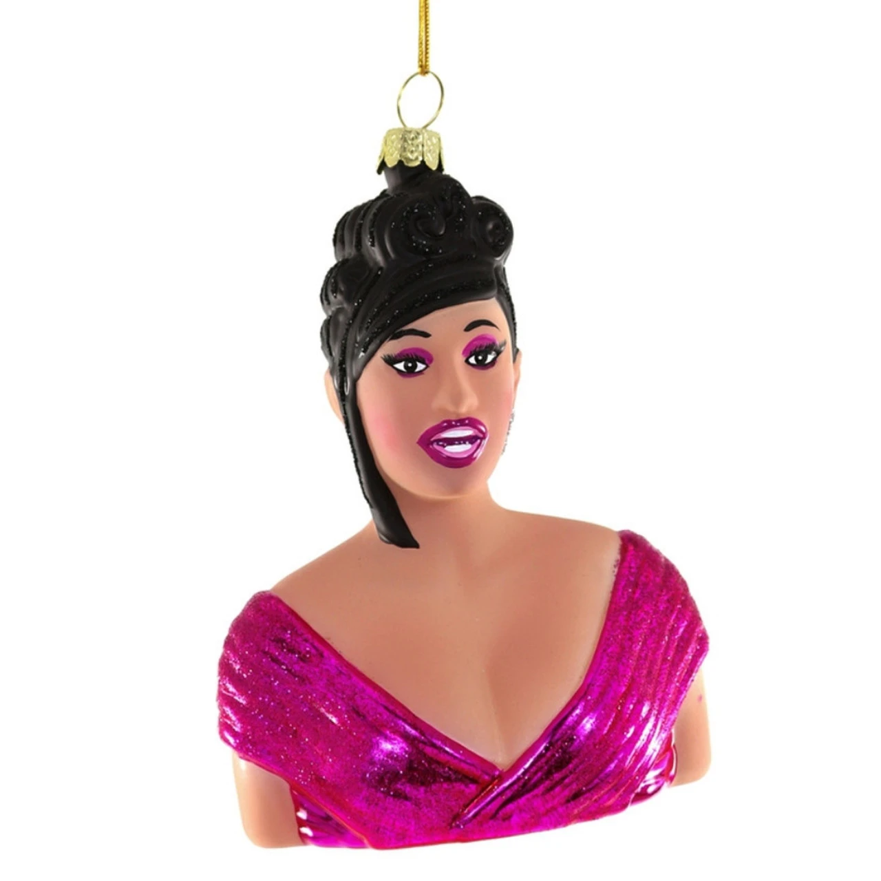 Cody Foster Glass Cardi B Ornament 3 Cody Foster Glass Cardi B Ornament