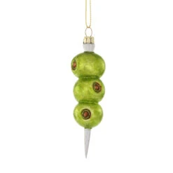 Cody Foster Glass Cocktail Olives Ornament