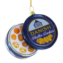 Cody Foster Danish Butter Cookie Glass Ornament