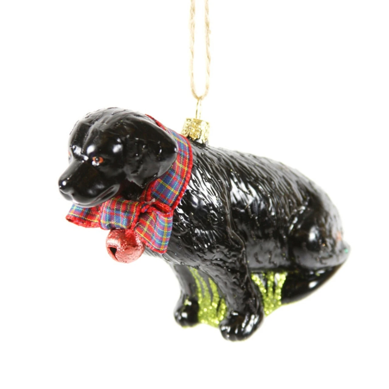 Cody Foster Glass Festive Black Lab Ornament 3 Cody Foster Glass Festive Black Lab Ornament