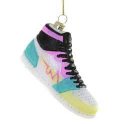 Cody Foster Glass High Top Sneaker Ornament