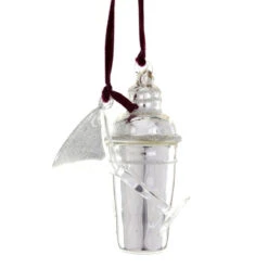 Cody Foster Martini Glass And Shaker Ornament