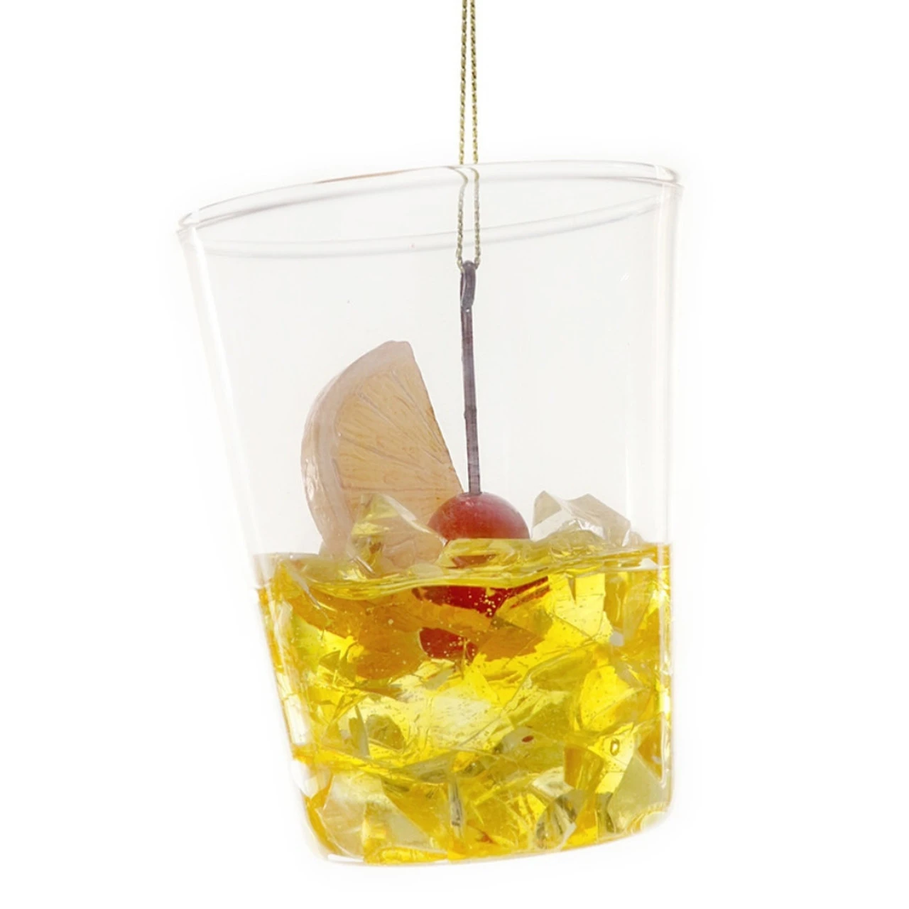 Cody Foster Glass Old Fashioned Cocktail Ornament 3 Cody Foster Glass Old Fashioned Cocktail Ornament