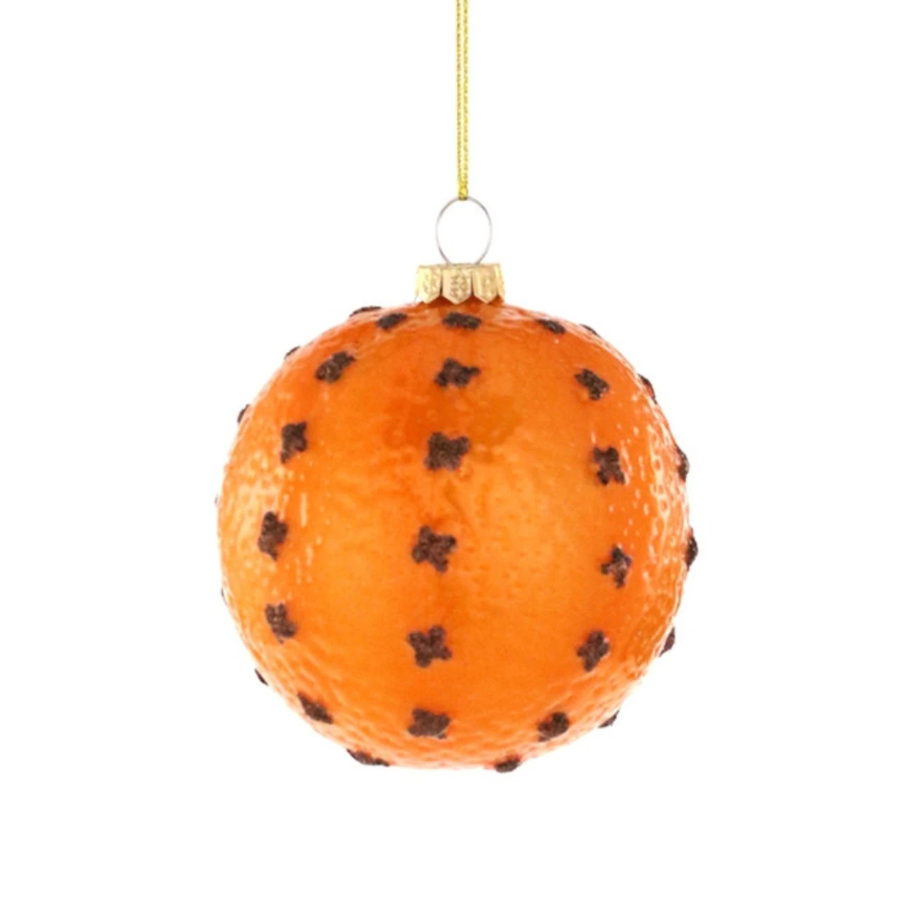 Cody Foster Glass Orange Pomander Ornament 3 Cody Foster Glass Orange Pomander Ornament