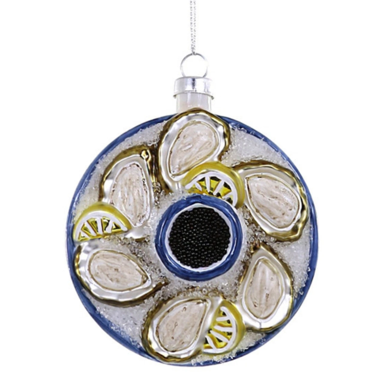 Cody Foster Glass Plated Oysters Ornament 3 Cody Foster Glass Plated Oysters Ornament