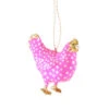 Cody Foster Paper Mache Hot Pink Merriment Hen Ornament -Ornaments Shop Cody Foster Pink Merriment Hen Ornament 96936.1694017434