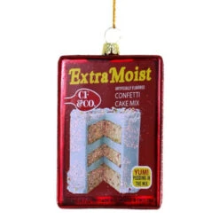Cody Foster Glass Confetti Cake Mix Ornament