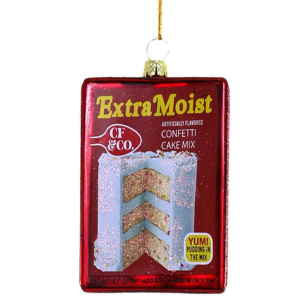 Cody Foster Glass Confetti Cake Mix Ornament 3 Cody Foster Glass Confetti Cake Mix Ornament