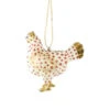 Cody Foster Paper Mache White Merriment Hen Ornament -Ornaments Shop Cody Foster White Merriment Hen Ornament 22197.1694017340