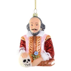 Cody Foster Glass William Shakespeare Ornament
