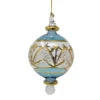 Egyptian Museum Small Blue Gold Etched Ball Ornament -Ornaments Shop Egyptian Museum Small Blue Gold Etched Ball Ornament 28574.1695317532