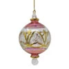 Egyptian Museum Small Pink Gold Etched Ball Ornament -Ornaments Shop Egyptian Museum Small Pink Gold Etched Ball Ornament 89324.1695317575