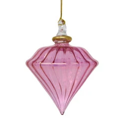 Egyptian Museum Small Pink Swirl Crown Ornament