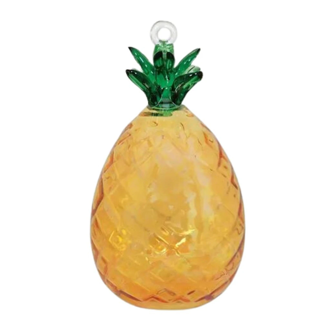 Hand Blown Egyptian Glass Pineapple Ornament 3 Hand Blown Egyptian Glass Pineapple Ornament