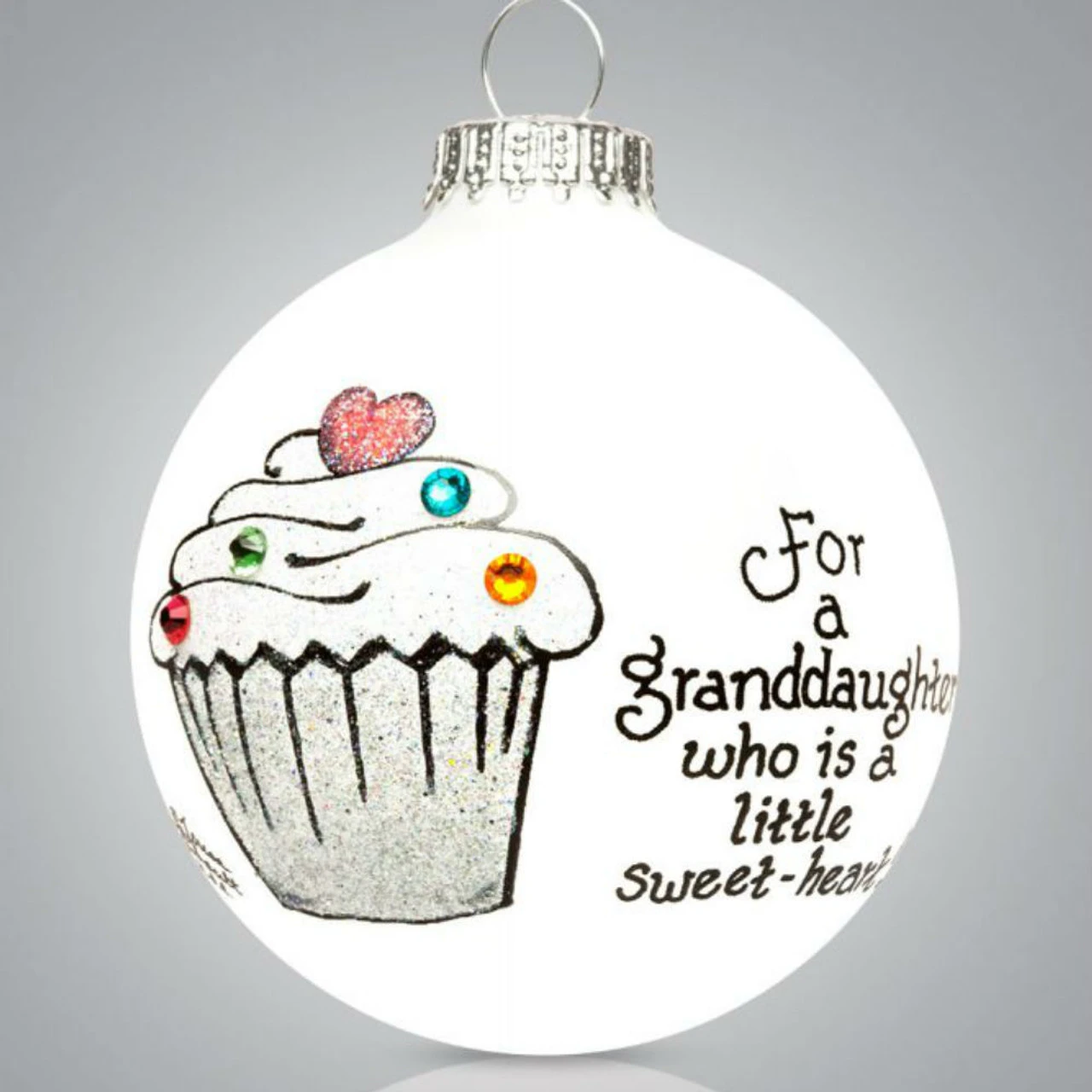 Heart Gifts By Teresa - Granddaughter Cupcake Ornament 4 Heart Gifts By Teresa - Granddaughter Cupcake Ornament - Image 2
