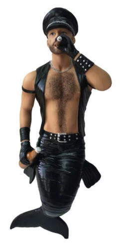 December Diamonds - Smokin' Hot Leather Merman Ornament