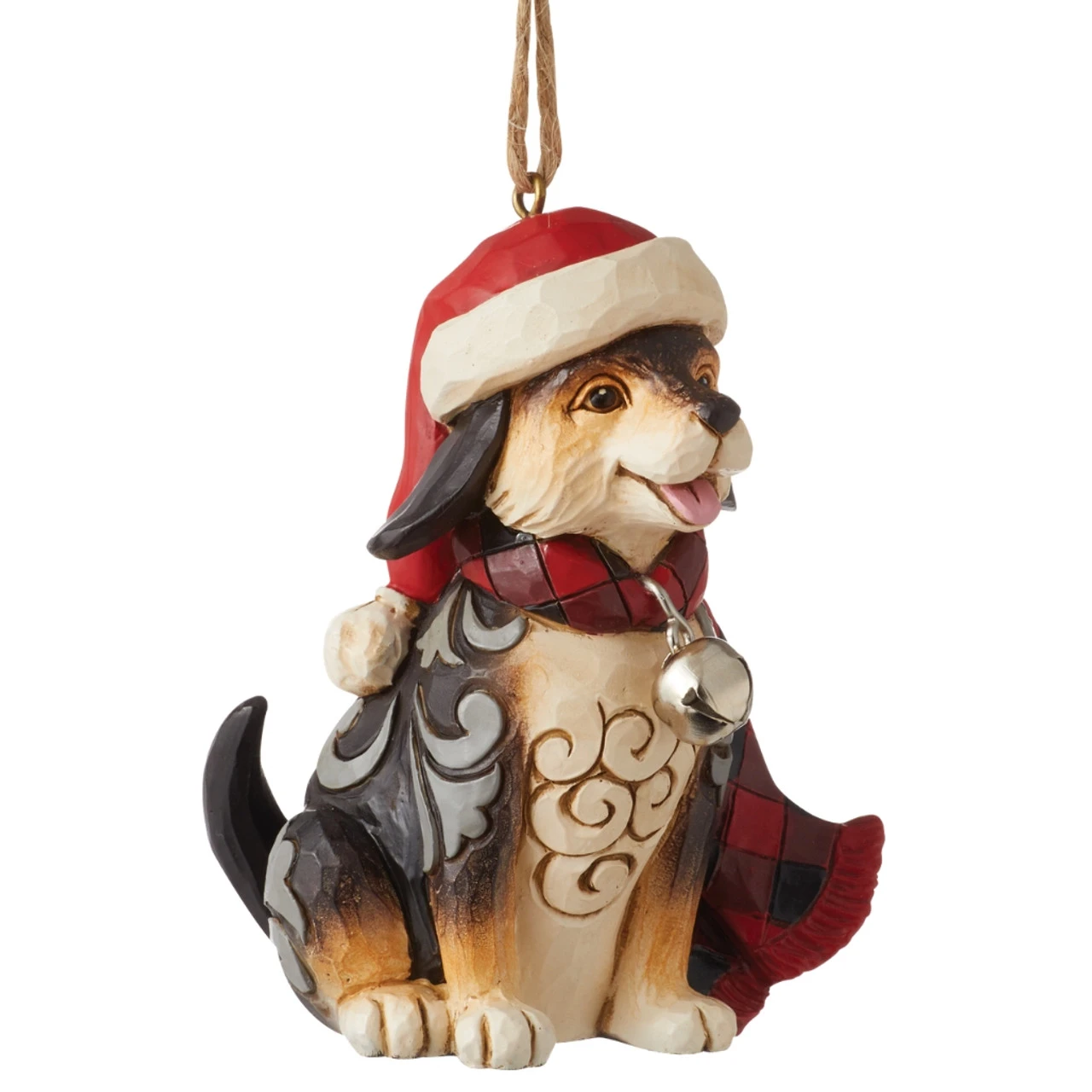 Jim Shore - Heartwood Creek - Highland Glen Dog In Plaid Scarf Ornament 3 Jim Shore - Heartwood Creek - Highland Glen Dog In Plaid Scarf Ornament