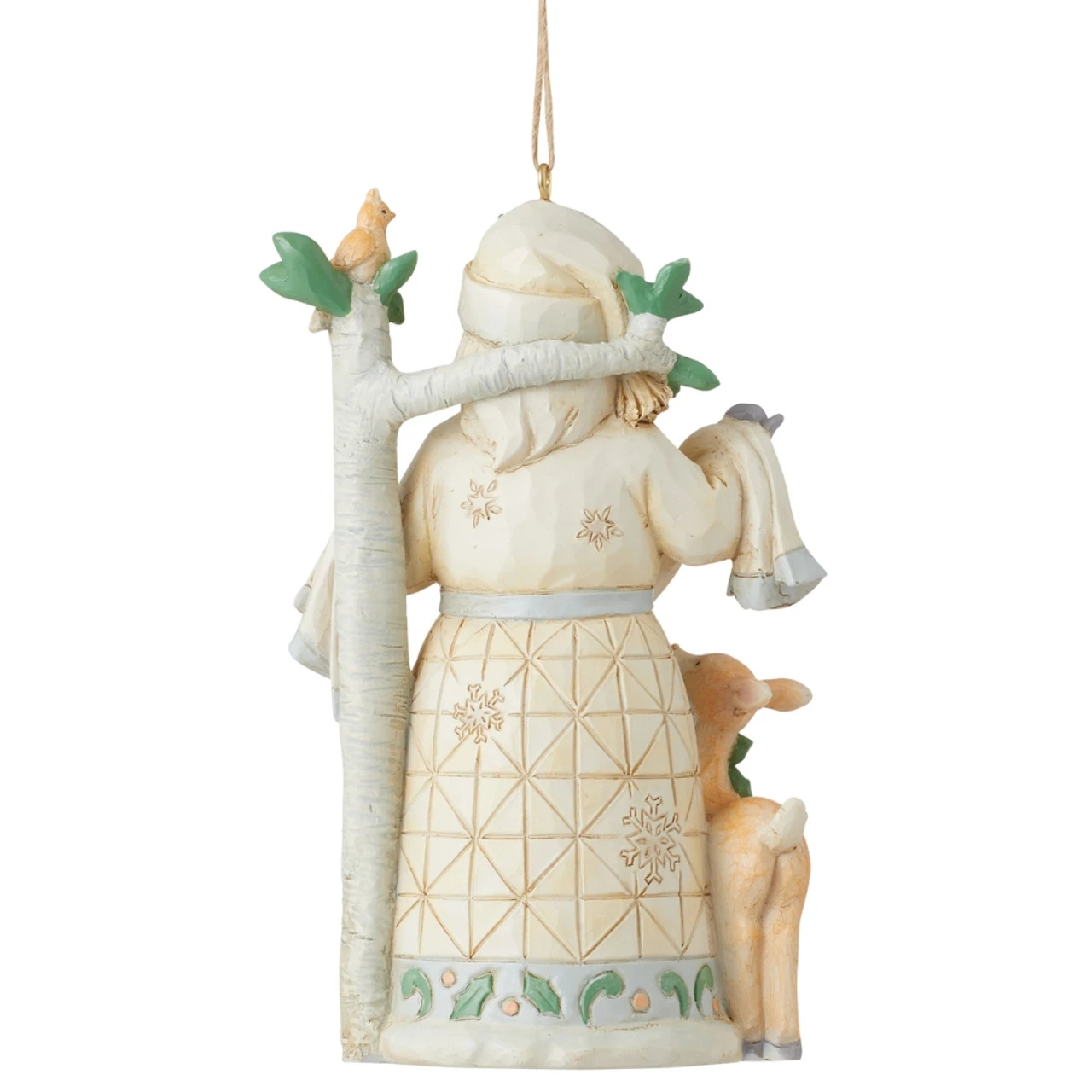 Jim Shore - Heartwood Creek - Woodland Santa Noel Ornament - Image 2