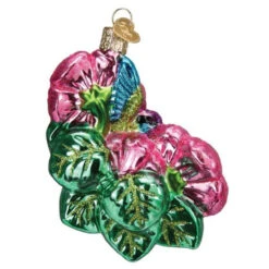 Magnificent Hummingbird And Flowers Ornament -Ornaments Shop Magnificent Hummingbird Ornament back 88778.1679681043