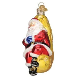 Moonlight Santa Ornament -Ornaments Shop Moonlight Santa Ornament side 48100.1679679942