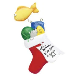 Personalized Cat Stocking Ornament