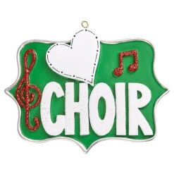 Personalized Choir Ornament