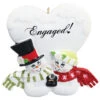 Personalized Engaged Snowman Ornament