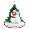 Personalized Our First Christmas As Mr And Mrs Snowman Ornament -Ornaments Shop Personalized Our Frist Christmas Snowman Ornament 12772.1683911231