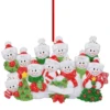 Personalized Snow Family Of 11 Ornament 2 Personalized Snow Family Of 11 Ornament -Ornaments Shop Personalized Snow Family of 11 Ornament 64565.1684159251