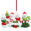 Personalized Snow Family Of 4 Ornament -Ornaments Shop Personalized Snow Family of 4 Ornament 88272.1684159294