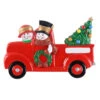 Personalized Snowman Couple In Red Truck Ornament -Ornaments Shop Personalized Snowman Couple In Red Truck Ornament 19562.1683906348
