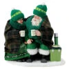 Possible Dreams Celtic Mr And Mrs Santa Clothtique Figurine