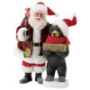 Possible Dreams Santa With Black Bear Clothtique Figurine -Ornaments Shop Possible Dreams Santa With Black Bear Clothtique Figurine 42476.1683652171