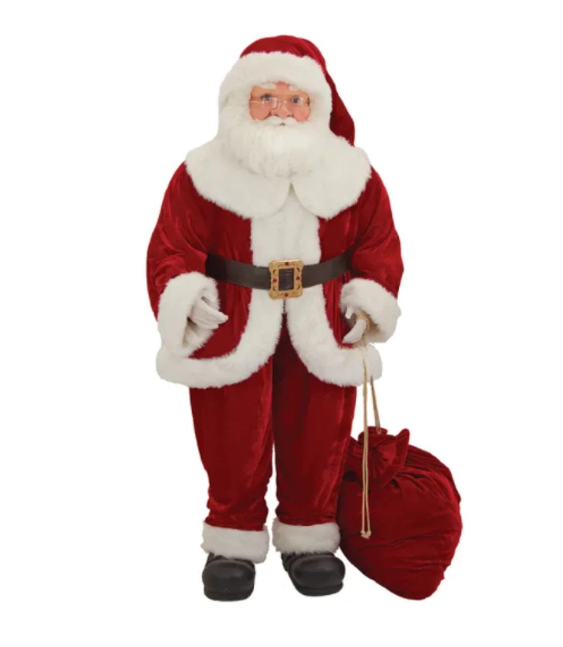 Kurt Adler Full-Size 68" Kringles Santa With Bag 3 Kurt Adler Full-Size 68" Kringles Santa With Bag